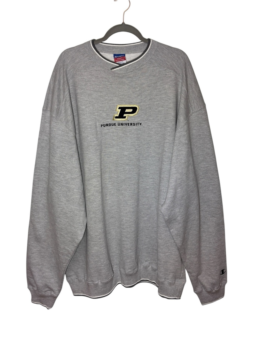 VINTAGE 90s 00s Y2K Champion Purdue Boilermakers Embroidered Sweatshirt 3XL